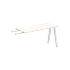HOBIS prídavný stôl do uhla - UE A 1400 RU, hĺbka 60 cm, biela - 2