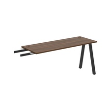 HOBIS prídavný stôl do uhla - UE A 1600 RU, hĺbka 60 cm, orech - 1
