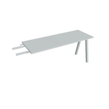 HOBIS prídavný stôl do uhla - UE A 1600 RU, hĺbka 60 cm, šedá