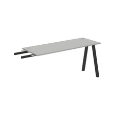 HOBIS prídavný stôl do uhla - UE A 1600 RU, hĺbka 60 cm, šedá - 1