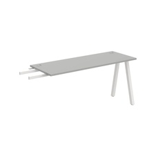 HOBIS prídavný stôl do uhla - UE A 1600 RU, hĺbka 60 cm, šedá - 2