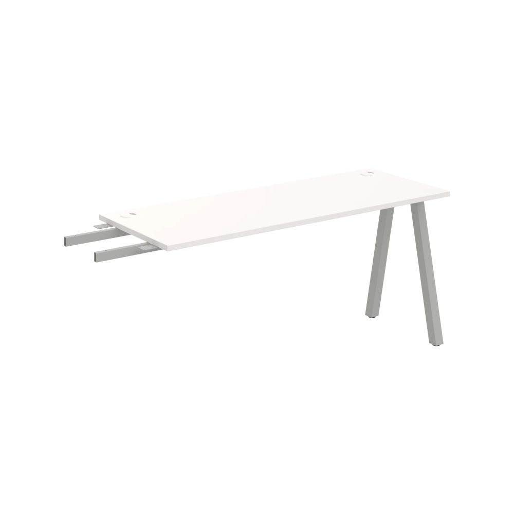 HOBIS prídavný stôl do uhla - UE A 1600 RU, hĺbka 60 cm, biela