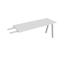 HOBIS prídavný stôl do uhla - UE A 1600 RU, hĺbka 60 cm, biela