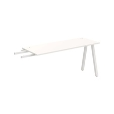 HOBIS prídavný stôl do uhla - UE A 1600 RU, hĺbka 60 cm, biela - 2