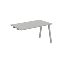 HOBIS prídavný rokovací stôl rovný - UJ A 1400 R, šedá
