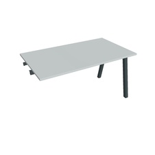 HOBIS prídavný rokovací stôl rovný - UJ A 1400 R, šedá - 1