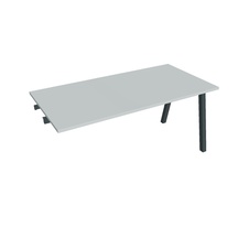 HOBIS prídavný rokovací stôl rovný - UJ A 1600 R, šedá - 1