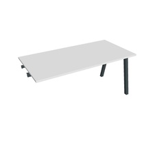 HOBIS prídavný rokovací stôl rovný - UJ A 1600 R, biela - 1