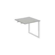 HOBIS prídavný stôl rovný - US O 800 R, šedá - 2