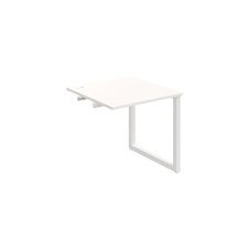 HOBIS prídavný stôl rovný - US O 800 R, biela - 2