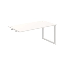 HOBIS prídavný stôl rovný - US O 1600 R, biela - 2