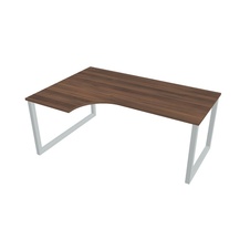 HOBIS kancelársky stôl tvarový, ergo pravý - UE O 1800 60 P, orech