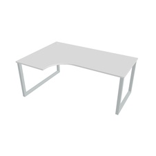 HOBIS kancelársky stôl tvarový, ergo pravý - UE O 1800 60 P, biela
