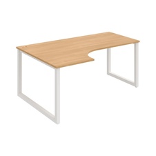 HOBIS kancelársky stôl tvarový, ergo pravý - UE O 1800 60 P, dub - 2
