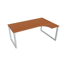 HOBIS kancelársky stôl tvarový, ergo ľavý - UE O 1800 L, čerešňa