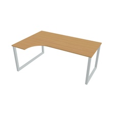 HOBIS kancelársky stôl tvarový, ergo pravý - UE O 1800 P, buk