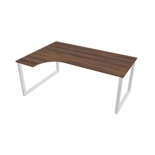 HOBIS kancelársky stôl tvarový, ergo pravý - UE O 1800 P, orech - 2