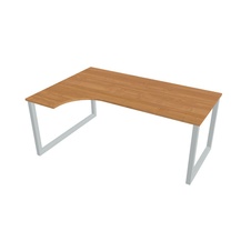 HOBIS kancelársky stôl tvarový, ergo pravý - UE O 1800 P, jelša