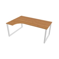 HOBIS kancelársky stôl tvarový, ergo pravý - UE O 1800 P, jelša - 2