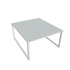HOBIS kancelársky stôl zdvojený - USD O 1400, šedá - 2
