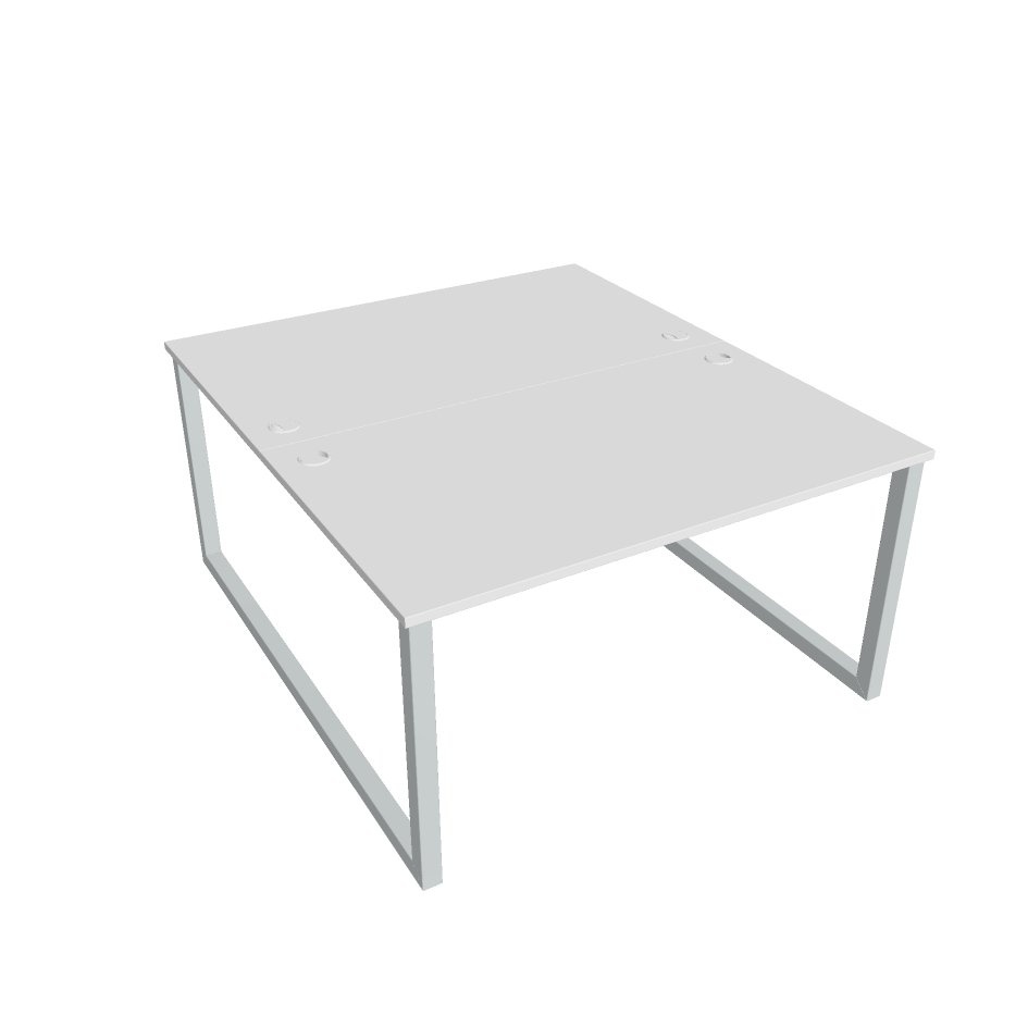 HOBIS kancelársky stôl zdvojený - USD O 1400, biela