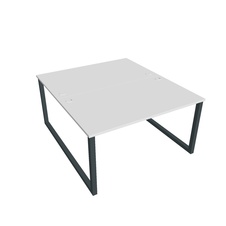 HOBIS kancelársky stôl zdvojený - USD O 1400, biela - 1