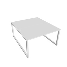 HOBIS kancelársky stôl zdvojený - USD O 1400, biela - 2