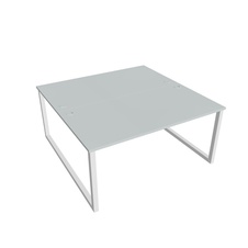 HOBIS kancelársky stôl zdvojený - USD O 1600, šedá - 2