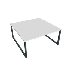 HOBIS kancelársky stôl zdvojený - USD O 1600, biela - 1