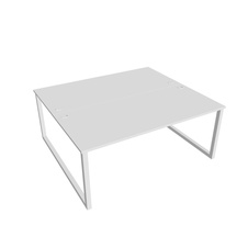 HOBIS kancelársky stôl zdvojený - USD O 1800, biela - 2