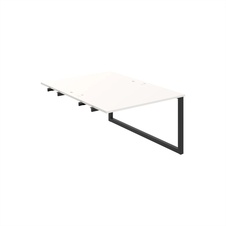 HOBIS prídavný stôl zdvojený - USD O 1200 R, biela - 1