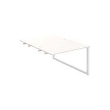 HOBIS prídavný stôl zdvojený - USD O 1200 R, biela - 2