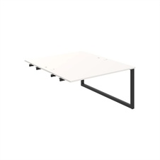 HOBIS prídavný stôl zdvojený - USD O 1400 R, biela - 1