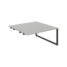 HOBIS prídavný stôl zdvojený - USD O 1600 R, šedá - 1