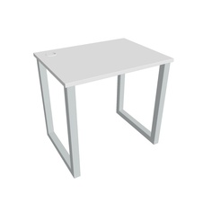 HOBIS kancelársky stôl rovný - UE O 800, hĺbka 60 cm, biela