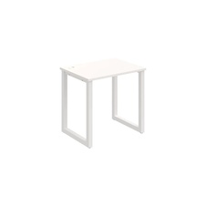 HOBIS kancelársky stôl rovný - UE O 800, hĺbka 60 cm, biela - 1