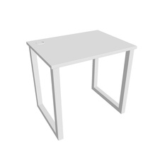 HOBIS kancelársky stôl rovný - UE O 800, hĺbka 60 cm, biela - 2