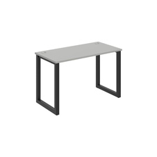 HOBIS kancelársky stôl rovný - UE O 1200, hĺbka 60 cm, šedá - 1