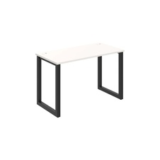HOBIS kancelársky stôl rovný - UE O 1200, hĺbka 60 cm, biela - 1