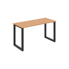 HOBIS kancelársky stôl rovný - UE O 1400, hĺbka 60 cm, buk - 1