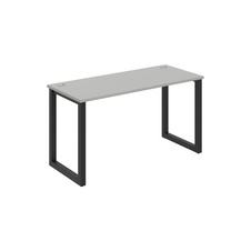 HOBIS kancelársky stôl rovný - UE O 1400, hĺbka 60 cm, šedá - 1