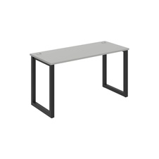 HOBIS kancelársky stôl rovný - UE O 1400, hĺbka 60 cm, šedá - 1