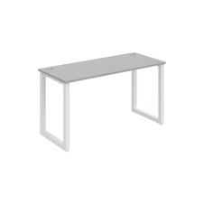 HOBIS kancelársky stôl rovný - UE O 1400, hĺbka 60 cm, šedá - 2