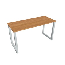 HOBIS kancelársky stôl rovný - UE O 1400, hĺbka 60 cm, jelša