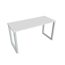 HOBIS kancelársky stôl rovný - UE O 1400, hĺbka 60 cm, biela