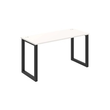 HOBIS kancelársky stôl rovný - UE O 1400, hĺbka 60 cm, biela - 1