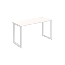 HOBIS kancelársky stôl rovný - UE O 1400, hĺbka 60 cm, biela - 2