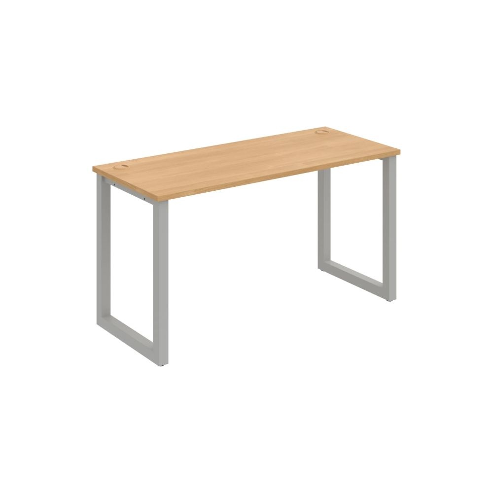 HOBIS kancelársky stôl rovný - UE O 1400, hĺbka 60 cm, dub