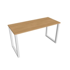 HOBIS kancelársky stôl rovný - UE O 1400, hĺbka 60 cm, dub
