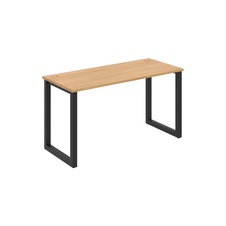 HOBIS kancelársky stôl rovný - UE O 1400, hĺbka 60 cm, dub - 1